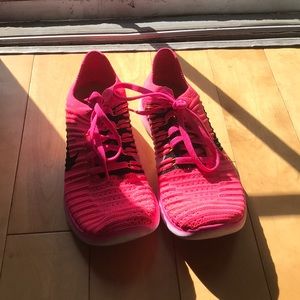 Hot Pink Nike Free RN Flyknit